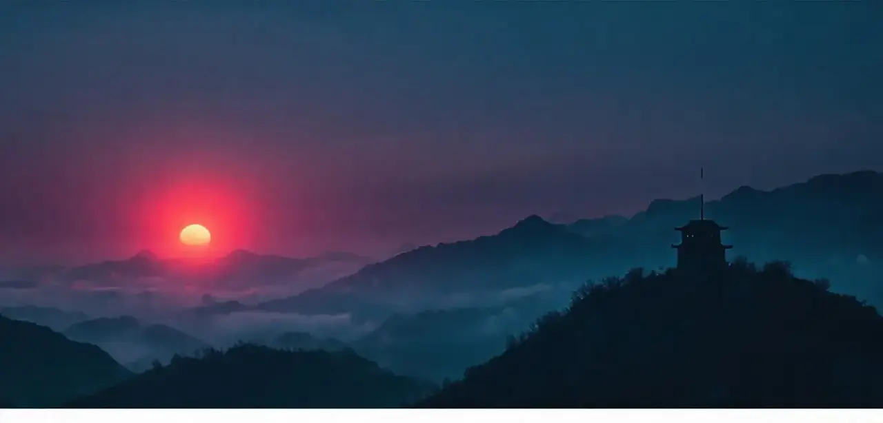 山河故人令主视觉，古装短剧